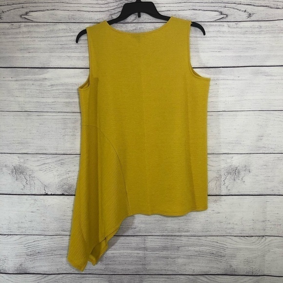 NWT Alfani Sunflower Asymmetrical Tank Top Sz 2X - Picture 5 of 5
